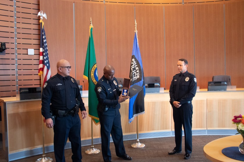 Officers awarded Medal of Valor and Lifesaving Award – Bellevue Beat Blog